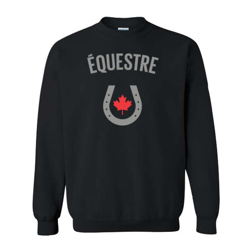 Gildan Unisex Équestre Printed Crewneck Thumbnail
