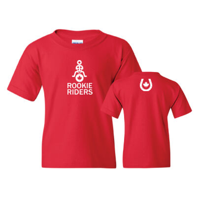 Gildan Youth Rookie Riders Horseshoe Icon Printed T-Shirt Thumbnail