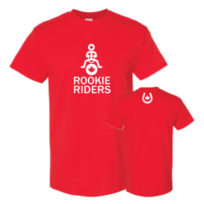 Gildan Unisex Rookie Riders Horseshoe Icon Printed T-Shirt Thumbnail