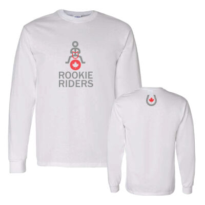 Gildan Unisex Rookie Riders Horseshoe Icon Printed Long Sleeve Thumbnail