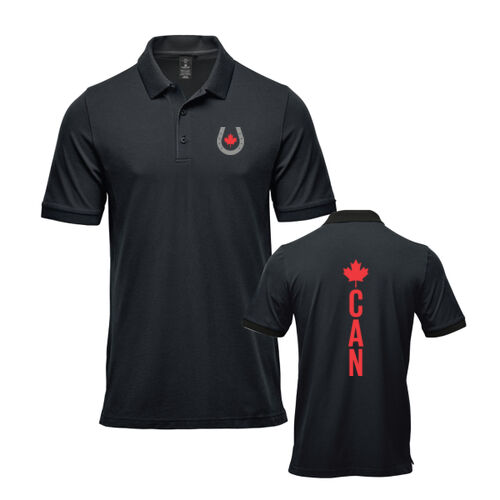 Ferrera Men's Horseshoe Icon Canada Printed Polo Thumbnail