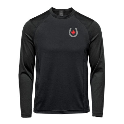 Milano Men's Horseshoe Icon Printed Long Sleeve Thumbnail