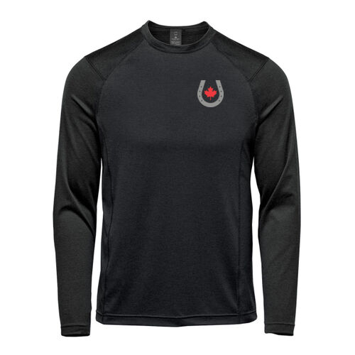 Milano Men's Horseshoe Icon Printed Long Sleeve Thumbnail