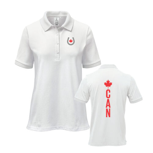Ferrera Women's Horseshoe Icon Canada Printed Polo Thumbnail