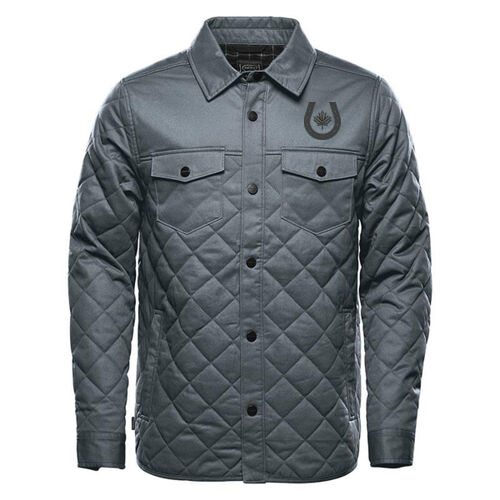 Bushwick Men's Horseshoe Icon Embroidered Quilted Jacket Thumbnail