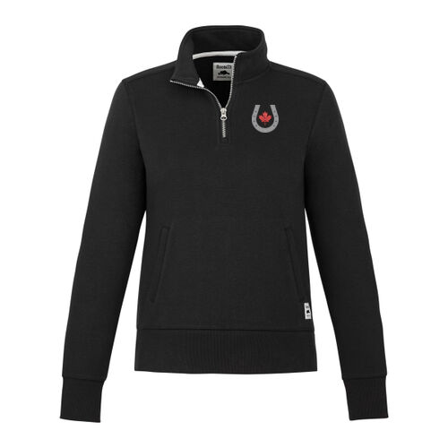 Paddlecreek Women's Horseshoe Icon Embroidered Roots73 Quarter Zip  Thumbnail