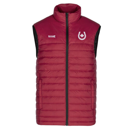 Faro Men's Horseshoe Icon Embroidered Puffy Vest Thumbnail